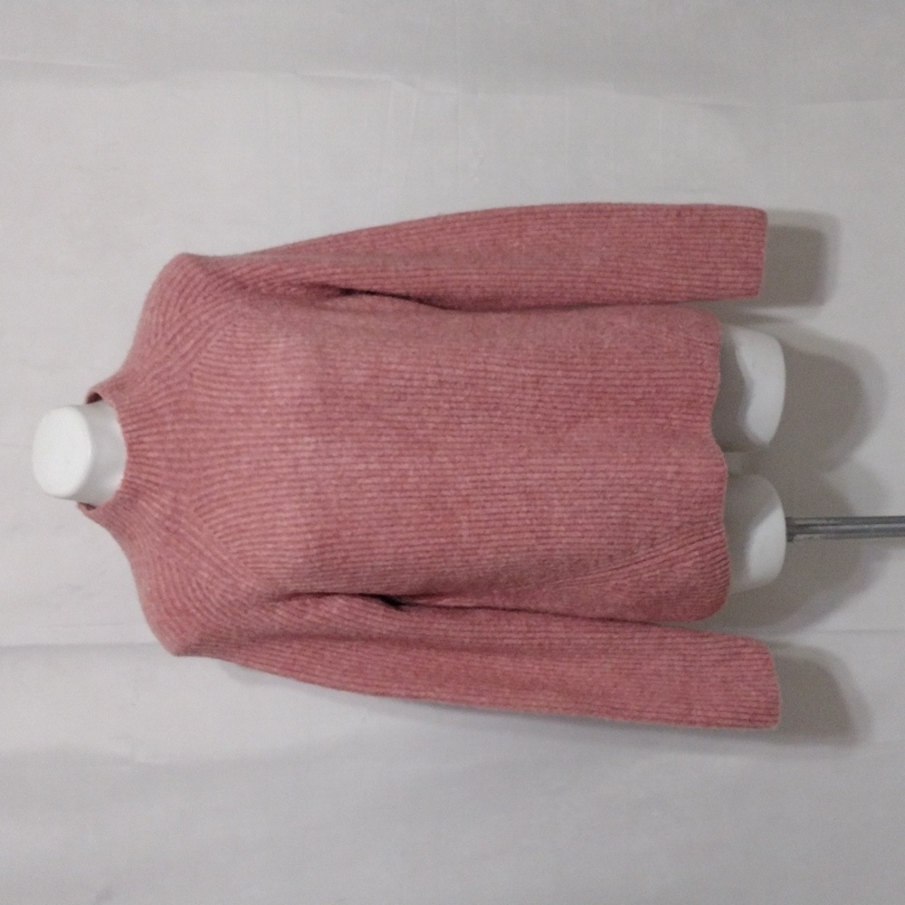 Madewell NWT Northfield High Neck Knit Sweater Merino Wool Blend Large Cozy Chic